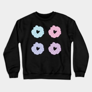 Pastel scrunchie set Crewneck Sweatshirt